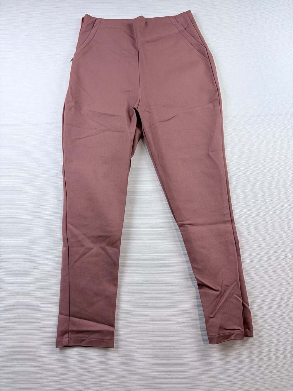 Mary Jane Pants Size M Tera Cotta Pull-On Slim Straight